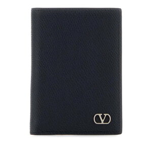 Valentino Garavani ���@�����e�B�m �����Y ���z�E�J�[�h�P�[�X 8Y2P0AP1UAGM30 Midnight blue leather card holder Blue onesize �y���������E�֐ō��z