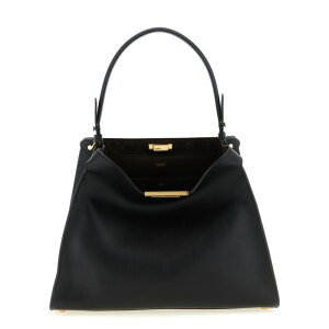 FENDI �t�F���f�B ���f�B�[�X �n���h�o�b�O�E�V�����_�[�o�b�O 8BN368AWPFF1DDQ 'Fendi Way' medium handbag Black onesize IT0 �y���������E�֐ō��z