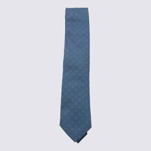 ZEGNA [jA Y lN^C Z2D03TA21P8BL3 ZEGNA Ties Blue Blue and green onesize yE֐ōz