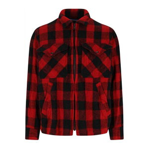 JUNYA WATANABE �W������ ���^�i�x �����Y �V���c�E�u���E�X WPJ011W251 Shirt Jacket Red M L �y���������E�֐ō��z