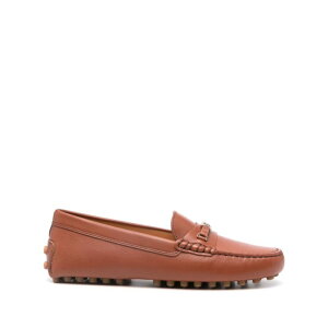 gbY Tod's Tod's Flat shoes Leather Brown XXW22L0IO80N6MS010 Women tbgV[Y Brown 371/2 381/2 36 37 38 39 40 37.5 yE֐ōz