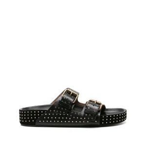 Isabel Marant �C�U�x�� �}���� ���f�B�[�X �T���_�� SD0118FAB2B03SLENNYO01BK Isabel Marant Sandals Black Blacks and greys 36 37 38 39 40 �y���������E�֐ō��z
