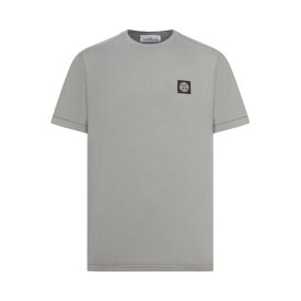 STONE ISLAND ストーンアイランド メンズ Tシャツ・カットソー K2S152100027S0013V006B COTTON T-SHIRT WITH LOGO COMPASS Grey S 4XL 5XL L M XL XS 2XL 2XS 3XS 3XL 【送料無料・関税込】