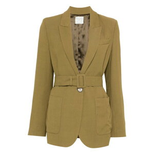 【楽天お買い物マラソン 最大80%OFF+P2倍】forte_forte フォルテ フォルテ レディース ブレザー・ジャケット 14329BISMYJACKETF48M6010 Forte Forte Jackets Green Blue and green 1 2 【送料無料・関税込】