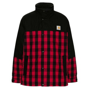 JUNYA WATANABE �W������ ���^�i�x �����Y �J�W���A���W���P�b�g WNJ9061001 X CARHARTT CHECKED JACKET 1 BLACK/RED M L �y���������E�֐ō��z