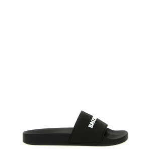 Balenciaga oVAK fB[X T_ 565547W1S801006 'Pool' sandals White/Black IT35 IT36 IT37 IT38 IT39 IT41 36 37 41 38 39 40 35 yE֐ōz