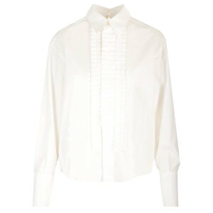 Marni �}���j ���f�B�[�X �V���c�E�u���E�X CAMA0561FYUTC22300W01 Popeline shirt White IT32 IT34 IT36 IT38 IT40 IT42 IT44 IT46 IT48 IT50 IT52 IT54 IT56 40 �y���������E�֐ō��z