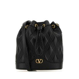 Valentino Garavani ヴァレンティノ レディース ハンドバッグ・ショルダーバッグ 6W2B0R01MIC0NO Black nappa leather Quiltie bucket bag Black onesize 【送料無料・関税込】