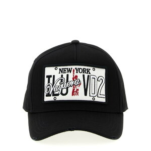 Dsquared2 �f�B�[�X�N�G�A�[�h ���f�B�[�X �X�q BCW093605C000012124 Vaquera x Dsquared2 capsule cap Black onesize �y���������E�֐ō��z