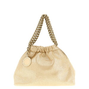 Stella McCartney �X�e�� �}�b�J�[�g�j�[ ���f�B�[�X �n���h�o�b�O�E�V�����_�[�o�b�O 7B0144WP0650T701 'Falabella Mini Drawstring' crossbody bag Gold onesize IT0 �y���������E�֐ō��z