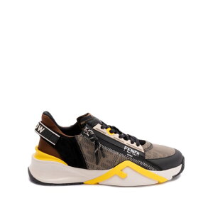 yyV}\ ő75%OFF+P2{zFENDI tFfB Y Xj[J[ 7E1392AQ6DF1R78 LYCRA AND LEATHER FENDI FLOW SLIP ON SNEAKERS F1R78 TORT OLIVE/NERO 9 8.5 7.5 10 11 6 7 8 6.5 yE֐ōz