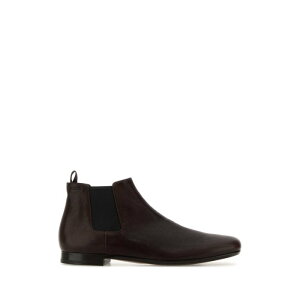 Prada �v���_ �����Y �u�[�c 2TF036FX0003ACMF0003 Brown leather ankle boots Brown 7 7.5 8 8.5 9 9.5 10 11 �y���������E�֐ō��z