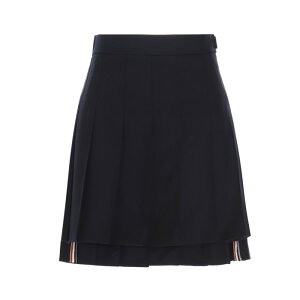 Thom Browne �g���E�u���E�� ���f�B�[�X �X�J�[�g FGC402V00626415 Pleated twill skirt Blue IT36 IT38 IT40 IT42 36 40 42 38 �y���������E�֐ō��z