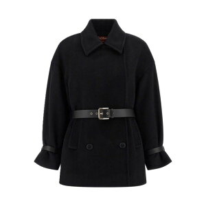 Max Mara Studio �}�b�N�X�}�[�� �X�e���f�B�I ���f�B�[�X �R�[�g 252608608160001E15 Break Black 44 46 40 42 38 �y���������E�֐ō��z
