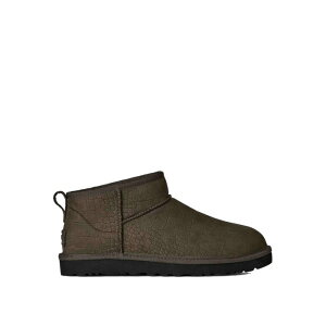 UGG �A�O �����Y �u�[�c 1178661DENSESMOKE Classic Ultra Mini Embossed Taupe 45 41 44 42 �y���������E�֐ō��z