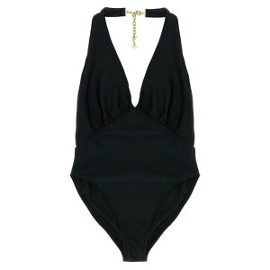 Saint Laurent �T�����[���� ���f�B�[�X �X�C���E�F�A 859623Y37WN1000 'Cassandre' one-piece swimsuit Black L M S XS �y���������E�֐ō��z