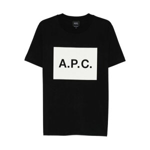 A.P.C. �A�[�y�[�Z�[ �����Y T�V���c�E�J�b�g�\�[ COHBOH26530LZZ T-shirt A.p.c. BLACK/WHITE L M S XL 2XL �y���������E�֐ō��z