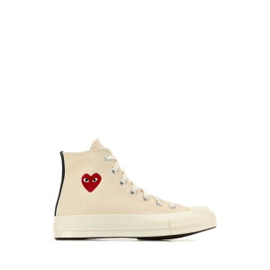 yyVubNtCf[ő80%OFF+P2{~zPLAY Comme Des Garcons vC RfM\ fB[X Xj[J[ AZK129001WHITE Ivory canvas Comme Des Gar?§ons X Converse sneakers White 4 5 5.5 6 7 8 8.5 9 10 11 y