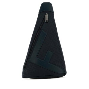FENDI �t�F���f�B �����Y �{�f�B�E�x���g�o�b�O 7VZ092AVC6F1UT5 Midnight blue canvas Fendi Cono backpack Blue onesize �y���������E�֐ō��z