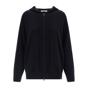 Max Mara �}�b�N�X�}�[�� ���f�B�[�X �j�b�g�E�Z�[�^�[�E�J�[�f�B�K�� 2611341038600004 'MxpCrusca' cardigan Blue L M S XL �y���������E�֐ō��z