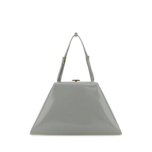Prada �v���_ ���f�B�[�X �n���h�o�b�O�E�V�����_�[�o�b�O 1BK016ZO6F0424 Light grey leather handbag Grey onesize �y���������E�֐ō��z