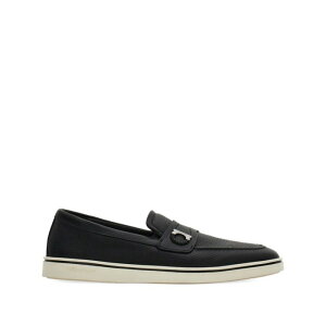 FERRAGAMO �t�F���K�� �����Y ���[�t�@�[ 02A374789158007 Ferragamo Flat shoes Black Blacks and greys 61/2 71/2 81/2 10 6 7 8 9 �y���������E�֐ō��z