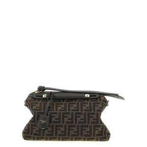 FENDI �t�F���f�B ���f�B�[�X �n���h�o�b�O�E�V�����_�[�o�b�O 8BL155AFPMF1GL7 'By The Way Soft Medium' handbag Brown onesize �y���������E�֐ō��z