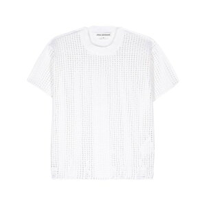 JUNYA WATANABE �W������ ���^�i�x ���f�B�[�X T�V���c�E�J�b�g�\�[ JMN0090512 Junya Watanabe T-shirts and Polos White Light and natural M S �y���������E�֐ō��z