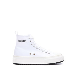 Dsquared2 fB[XNGA[h fB[X Xj[J[ SNW023125406362M2653 Berlin printed logo sneakers White 38 yE֐ōz