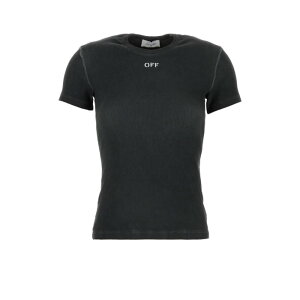 Off-White ItzCg fB[X TVcEJbg\[ OWAA065F24JER0010701 OFF STAMP RIB BASIC TEE WASHED GREY WH WASHEDGRE XS M S L yE֐ōz