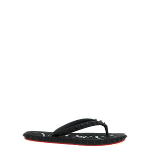 Christian Louboutin �N���X�`���� ���u�^�� ���f�B�[�X �T���_�� 1230961BK01 'Super Loubi' sandals Black IT35 IT36 IT37 IT38 IT39 IT40 IT41 331/2 341/2 351/2 361/2 371/2 381/2 391/2 401/2 411/2 421/2 431/2 35 36 37 38 39 40 41 33 34... �y