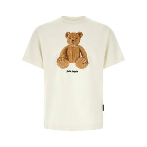 Palm Angels �p�[���G���W�F���X �����Y T�V���c�E�J�b�g�\�[ PMAA109S26JER00A03600360 'Bear' T-shirt White L M S XL XS 2XS �y���������E�֐ō��z