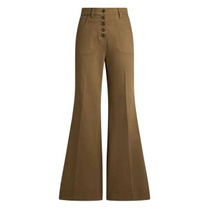 ETRO �G�g�� ���f�B�[�X �W�[���Y WRNB0004AV689V4655 FLARED DENIM JEANS WITH PEGASO BUTTONS V4655 BEIGE 25 26 27 28 29 �y���������E�֐ō��z