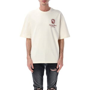 AMIRI �A�~�� �����Y T�V���c�E�J�b�g�\�[ AMTOJR1062127 Amiri T-shirts and Polos White Light and natural S M L XL �y���������E�֐ō��z