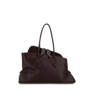 THE ATTICO �W�E�A�e�B�R ���f�B�[�X �n���h�o�b�O�E�V�����_�[�o�b�O 250WAH00054LBT019AA851 Burgundy leather medium La Passeggiata shoulder bag Burgundy onesize �y���������E�֐ō��z