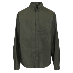 Balenciaga �o�����V�A�K �����Y �V���c�E�u���E�X 738760TNM602762 military green cotton shirt Green 44 42 41 38 39 40 36 37 43 45 46 47 �y���������E�֐ō��z