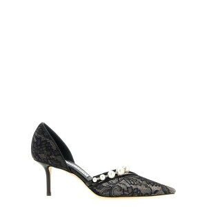 JIMMY CHOO �W�~�[ �`���E ���f�B�[�X �p���v�X�E�n�C�q�[�� AURELIE65DRJBLACKWHITE 'Aurelie' pumps Black 35 35.5 36.5 37.5 38 38.5 �y���������E�֐ō��z