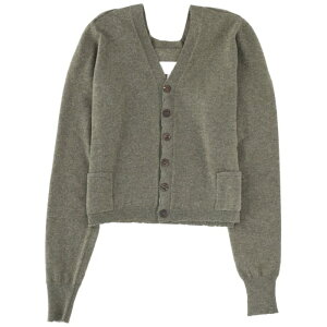 Maison Margiela ���]�� �}���W�F�� ���f�B�[�X �j�b�g�E�Z�[�^�[�E�J�[�f�B�K�� S29HP0040M13178710M V-NECK CARDIGAN GREEN M S L �y���������E�֐ō��z