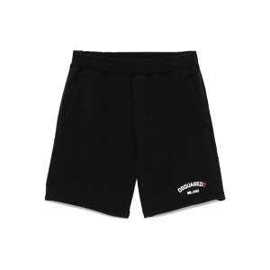 Dsquared2 �f�B�[�X�N�G�A�[�h �����Y �V���[�g�p���c S74MU0894S25539900C Short Pant Black M S L �y���������E�֐ō��z
