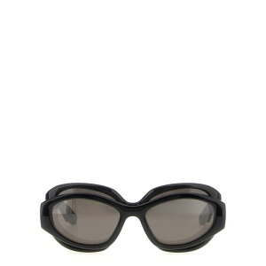 Balenciaga oVAK fB[X TOXEACEFA 837798T00071054 'Superbusy Round' sunglasses Black onesize yE֐ōz