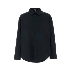 LOEWE ���G�x �����Y �V���c�E�u���E�X H526Y05XANDARKNAVYBLUE Navy blue cotton shirt Blue 38 39 40 41 42 �y���������E�֐ō��z