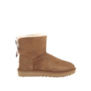 UGG �A�O ���f�B�[�X �u�[�c 1016501WCHESTNUT Mini Bailey Bow II booties Light Brown 6 5 8 7 �y���������E�֐ō��z