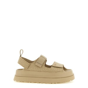 UGG �A�O ���f�B�[�X �T���_�� 1175311MDSD 'GoldenGlow Embossed' sandals Beige 36 37 38 39 40 41 10 5 6 7 8 9 �y���������E�֐ō��z