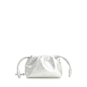 LOEWE ���G�x ���f�B�[�X �n���h�o�b�O�E�V�����_�[�o�b�O A411NBPX091160 Mini Flamenco Clutch bag Silver onesize IT0 �y���������E�֐ō��z