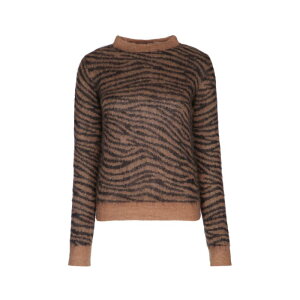 【楽天お買い物マラソン 最大80%OFF+P2倍】Max Mara Studio マックスマーラ ステュディオ レディース ニット・セーター・カーディガン 2426366142600002 Embroidered nylon blend Abadan sweater Animal Print S M L XL 【