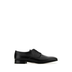 Prada �v���_ �����Y ���[�X�A�b�v 2EF055FX000582F0002 Black ovine leather lace-up shoes Black 6 7 7.5 8 8.5 9 10 11 �y���������E�֐ō��z