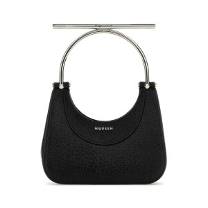 Alexander McQUEEN �A���L�T���_�[�E�}�b�N�C�[�� ���f�B�[�X �n���h�o�b�O�E�V�����_�[�o�b�O 8035251VDBB1000 Black leather mini Cross-Bar handbag Black onesize �y���������E�֐ō��z