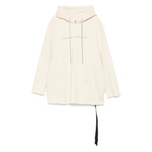 Rick Owens DRKSHDW ���b�N �I�E�G���X �_�[�N�V���h�E ���f�B�[�X �X�E�F�b�g�E�t�[�f�B�[ DS01E3231FNEP5P2108 RICK OWENS DRKSHDW Sweaters White Light and natural M S XS �y���������E�֐ō��z