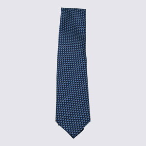ZEGNA [jA Y lN^C Z2C85TA21P8BL1 ZEGNA Ties Blue Blue and green onesize yE֐ōz