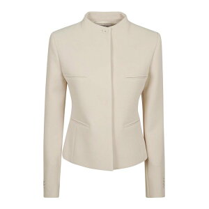 Courreges N[W fB[X uU[EWPbg 324CVE091PL00520079 Officer Heritage Crepe Tailored Jacket Beige 40 38 yE֐ōz